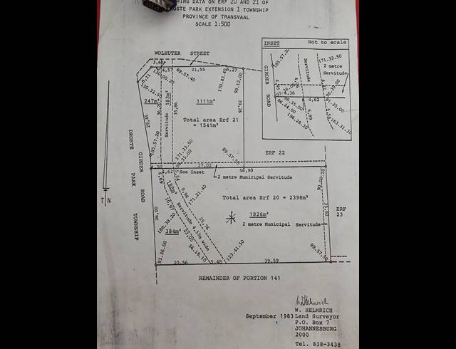 2,395M² VACANT LAND FOR SALE IN DROSTE PARK